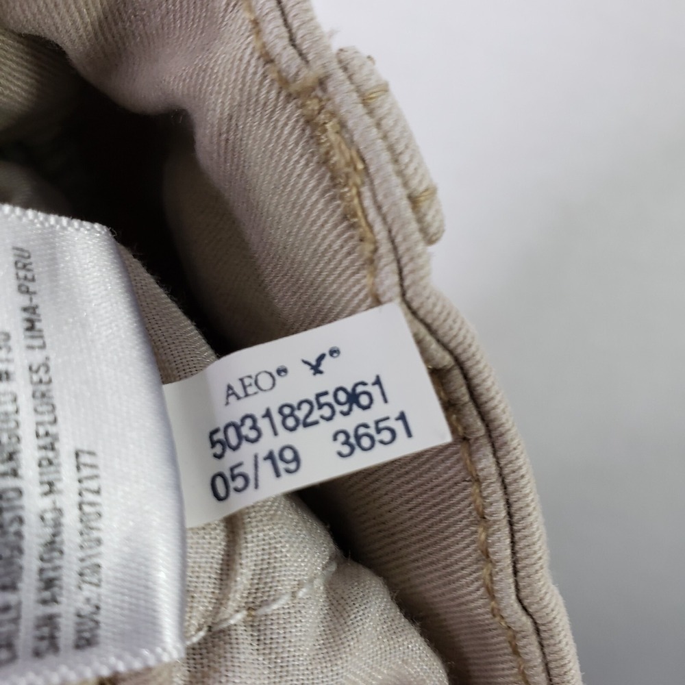 American Eagle Curvy Hi-Rise Super Stretch Skinny Trousers Tan Womens 2 Short‎ - Picture 11 of 11